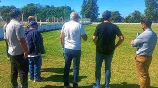 Directivos de AFA, Liga Profesional y Conmebol estuvieron de visita en el predio de la Liga Santafesina.