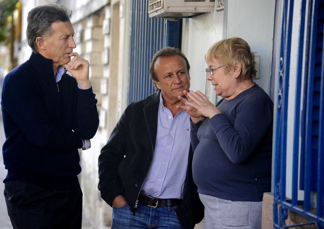 Mauricio Macri y el candidato a gobernador de Santa Fe por Unión PRO Federal