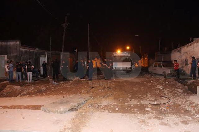 El lugar en donde ocurrió el crimen de Godoy