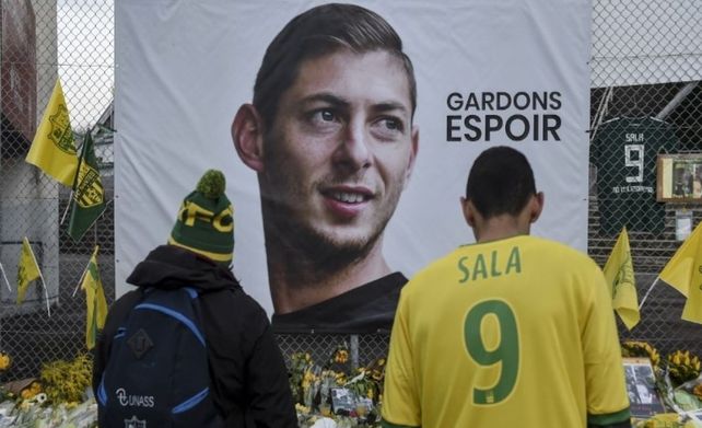 A dos años. Sala había desaparecido el lunes 21 de enero cuando volaba desde Nantes (Francia) rumbo a Cardiff (Gales).