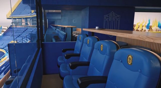 El interior de los palcos tendrá mucho confort, con butacas confortables.