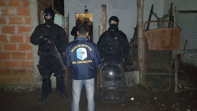 Desarticularon una banda narco que operaba en la Costa del Uruguay