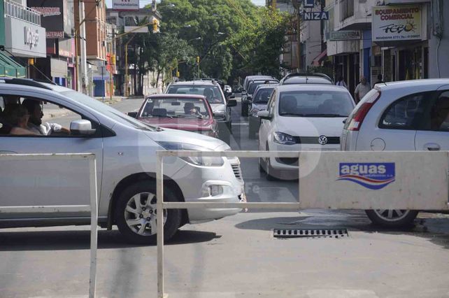 El corte de tránsito en avenida Rivadavia se mantendrá a lo largo de esta semana