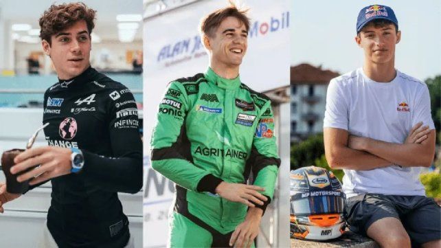 Argentina copa la cima del automovilismo: Colapinto en F1 y dos promesas confirmadas en F2 y F3.