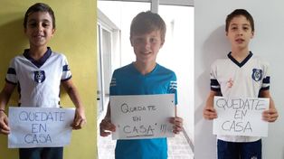 Cuarentena: los chicos de Off Side practican en sus casas