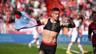 Grito guaraní. Recalde marcó el sábado ante Unión, pero luego fue 1 a 1.