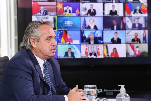 El presidente Alberto Fernández participó de manera virtual de la Cumbre de Líderes sobre el Clima.