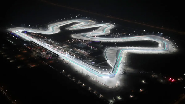 El Circuito Internacional de Lusail se encuentra en medio del desierto qatarí.
