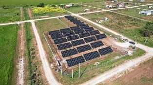 Enersa avanza con el Parque Solar de Aldea Brasilera, que ya superó el 90% de ejecución
