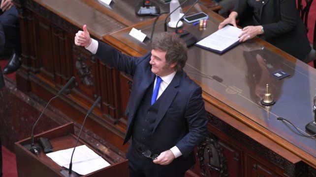 Milei en la Asamblea Legislativa: La justicia social es un robo y por eso Cristina está presa