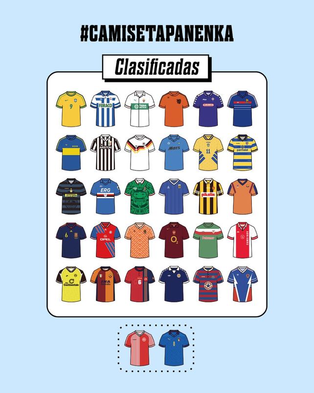 Hicieron una encuesta sobre la mejor camiseta de fútbol de la historia y ganó una que usó Maradona