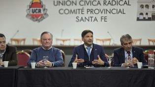El gobernador Maximiliano Pullaro y el resto de los convencionales de Unidos afinan la hoja de ruta hacia la Convención Constituyente.&nbsp;