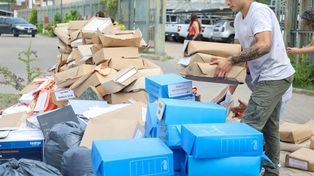 Chau papel. El gobierno provincial descartó 70 toneladas de papel en la administración pública