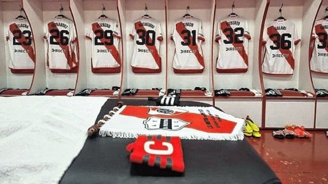 El vestuario de River Plate