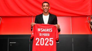 Di María decidió continuar un año más en el Benfica.