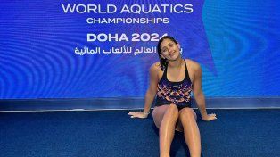La argentina Hein logró un meritorio 5° puesto en Mundial de Natación