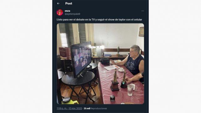 Miles de usuarios llenaron de memes relacionados con la expectativa y el desempeño de Sergio Massa y Javier Milei en el tercer debate presidencial