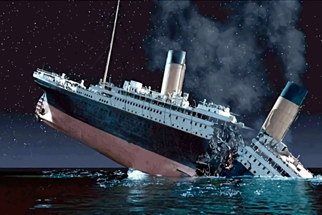A 110 años de la tragedia del Titanic: el hundimiento de un transatlántico de película