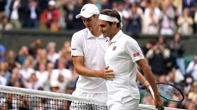 Roger Federer se despidió de Wimbledon