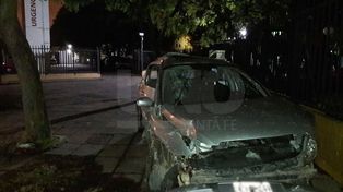 Fuerte choque en cercanías del Hospital de Niños