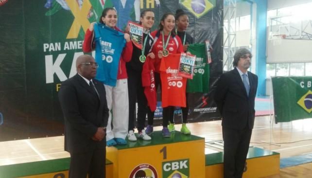 Giuliana Novak obtuvo oro en el Panamericano de Karate de Río de Janeiro