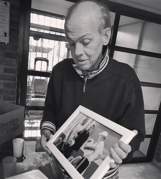 Emocionante imagen de Sabella en el Día del Padre