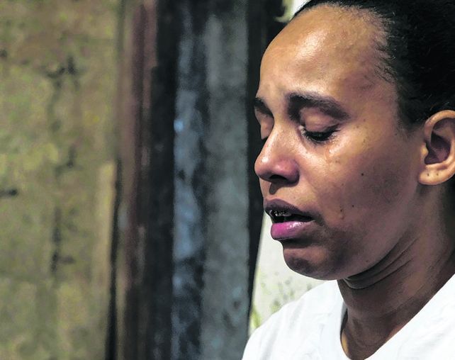 desgarrador. Janaina llora el asesinato de su hijo Jonathan