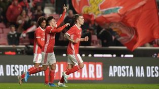 Franco Cervi anotó en la clasificación del Benfica