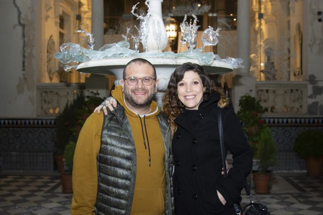 Javier Salazar y Clara Pedemonte.