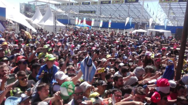 La zona para los fans