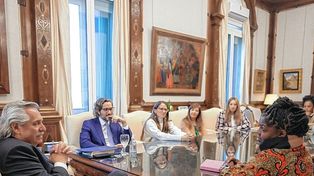 El Presidente recibió a la vicepresidenta de Colombia