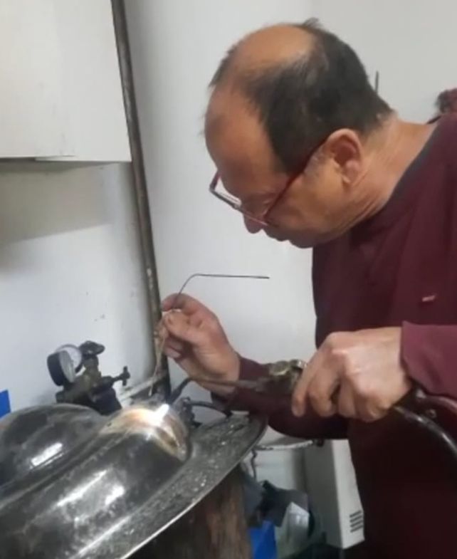 Tomé cuenta que estuvo una semana planificando la restauración ya que sus intervenciones no tendrían vuelta atrás.