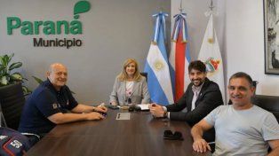 La intendenta Rosario Romero recibió al CEO de Litoral Rugby, Carlos Fertonani, para hablar sobre la llegada de Capibaras XV a Paraná.