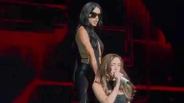 Nicki Nicole y Lali Espósito juntas en el Movistar Arena