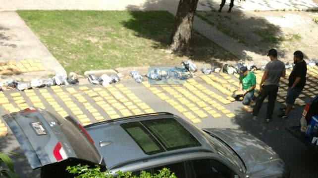 Secuestran gran cargamento de marihuana en el centro de Paraná