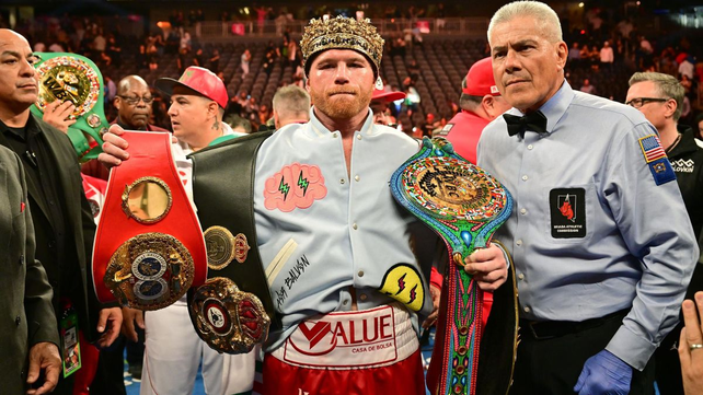 Canelo se quedó con la trilogía y retuvo el título ante Golovkin