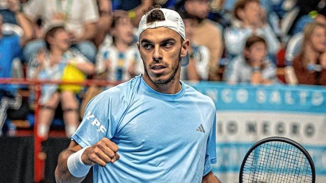 Francisco Cerúndolo le dio el triunfo a Argentina ante Turquía.