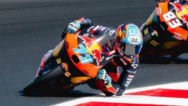 Gran actuación de los argentinos en Moto3: Perrone 5° y Morelli 9° en San Marino