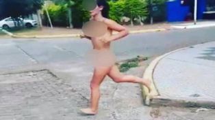 Consumió hongos, salió a correr desnuda y se metió en el río Paraná