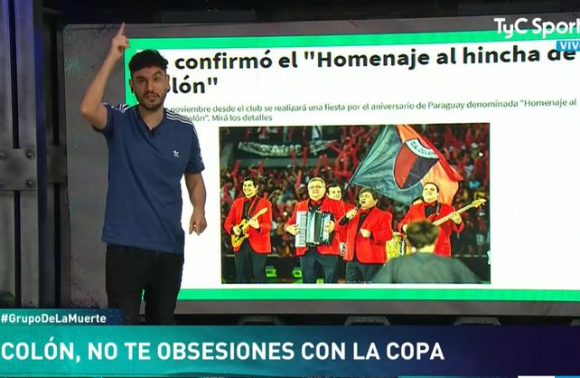 Un programa de TyC Sports se burló de Colón y Los Palmeras