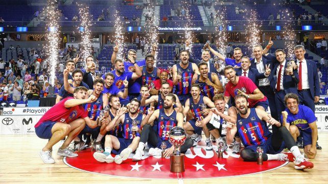 Barcelona barrió la serie ante Real Madrid y recuperó el título en la ACB española.