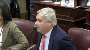 Están cediendo las puertas de la legislatura, dijo el diputado Pablo Farías. El legislador pidió adelantar la votación.