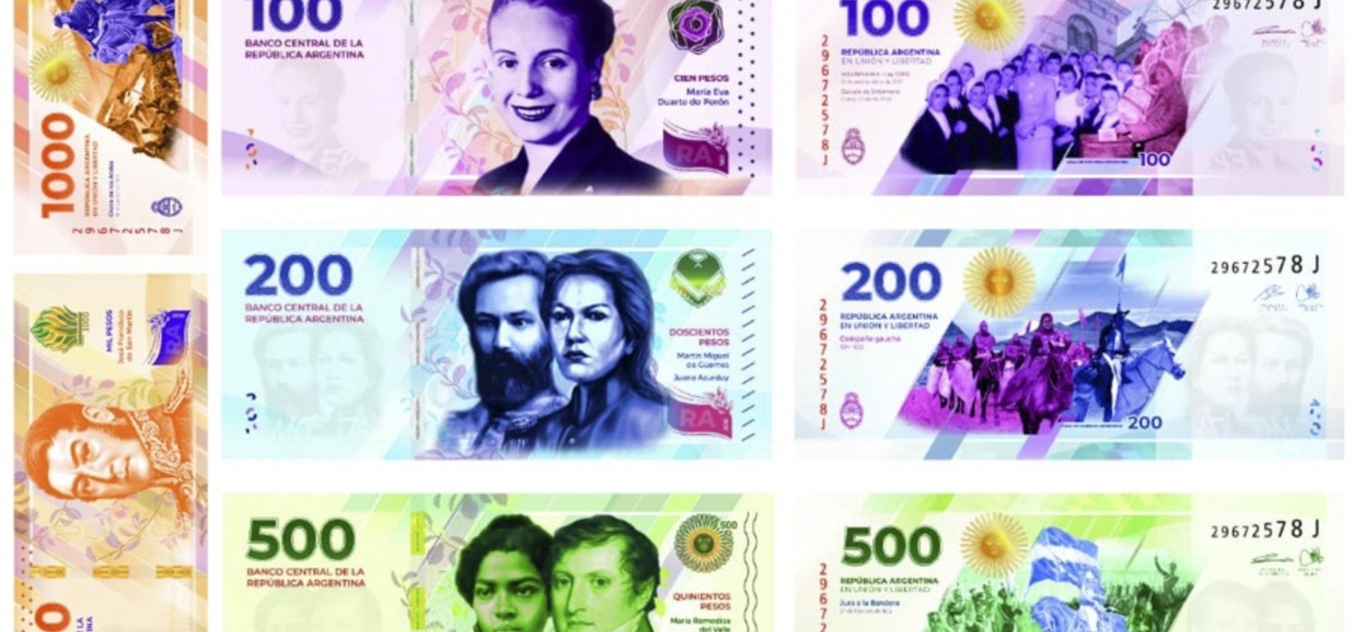 Quiénes son las mujeres de los billetes