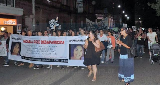 En Concepción una multitud pidió por la aparición con vida de Micaela