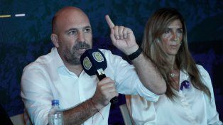 Gonzalo Belloso y Carolina Cristinziano son los máximos responsables del fútbol de Central.