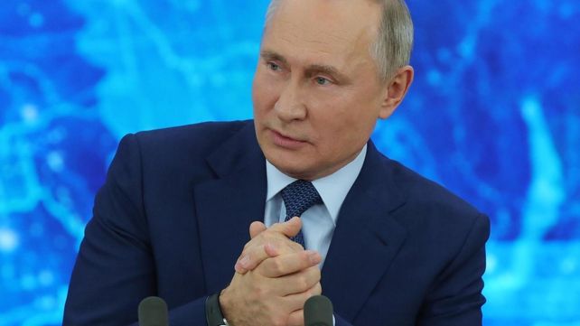 El primer mandatario de Rusia.