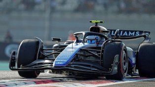 Franco Colapinto largará desde el fondo de la grilla en el Gran Premio de Abu Dhabi.