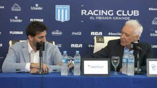 El palito de Blanco a Milito en Racing: Correspondía que llame