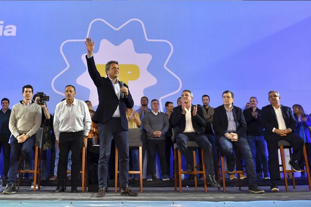 Massa en San Juan. El ministro anunció en Cuyo que alcanzó un acuerdo con el staff técnico del FMI.