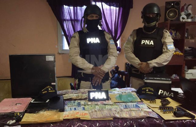El operativo llevado adelante en Santo Tom&eacute; por Prefectura.
